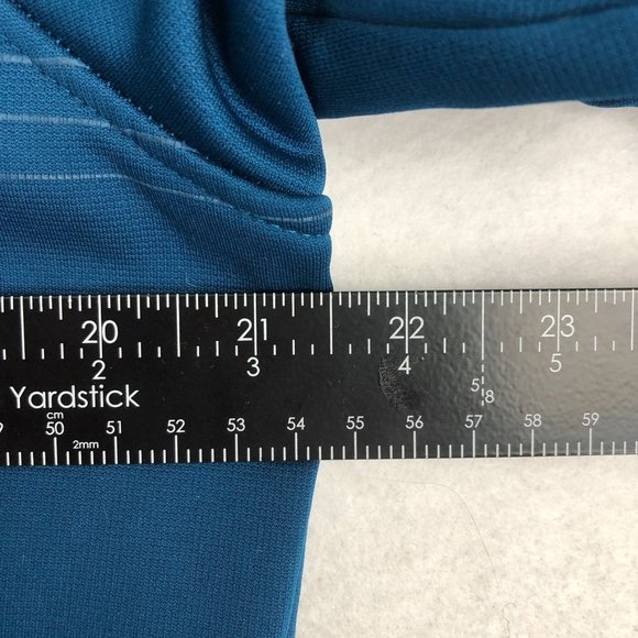 Under Armour Men's Size Medium Blue ColdGear Loose Fit Fleece Lined Hoodie - Picture 6 of 10